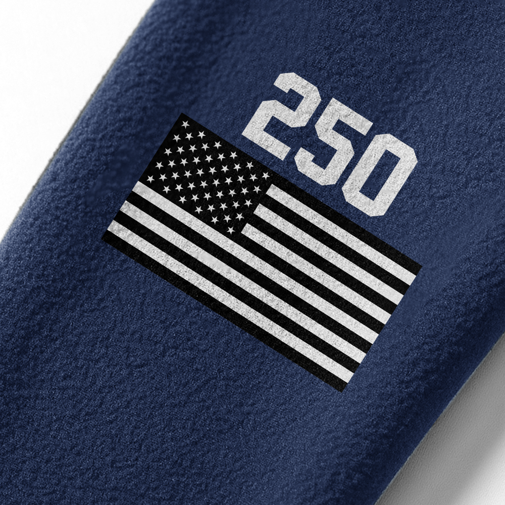 Navy 250th Anniversary Half-Zip Raglan Sweatshirt