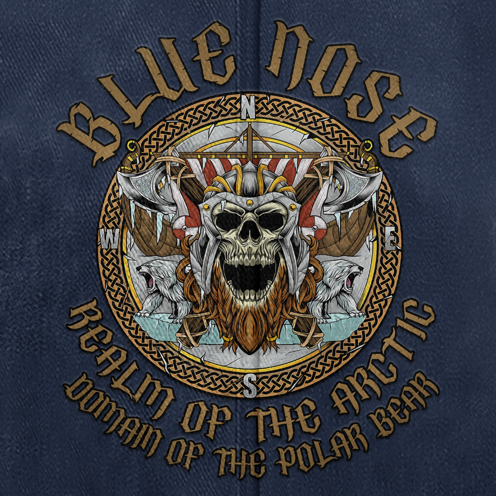 Personalizable Blue Nose Washed Cap