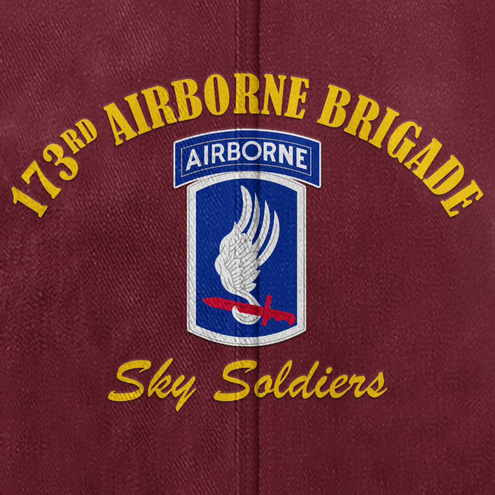 Personalizable 173rd Airborne Brigade Sky Soldier Washed Cap