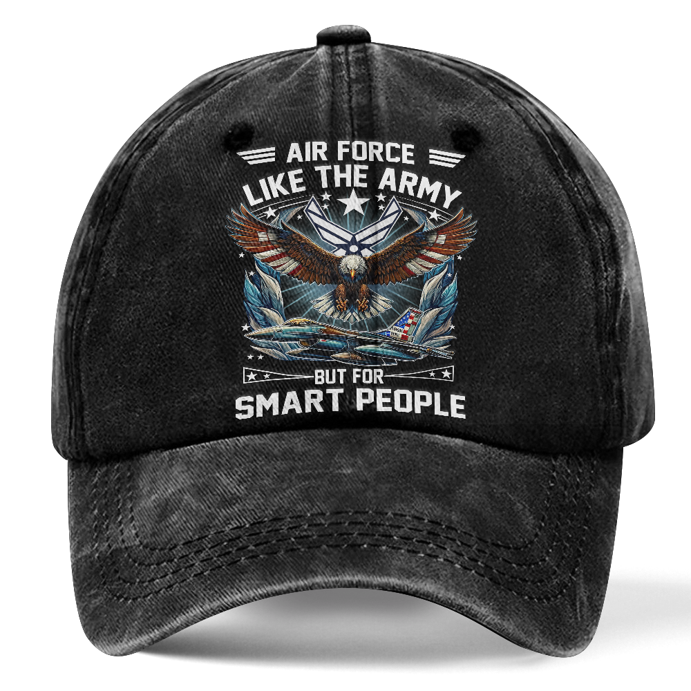 Personalizable Air Force Fly Fight Win Washed Cap