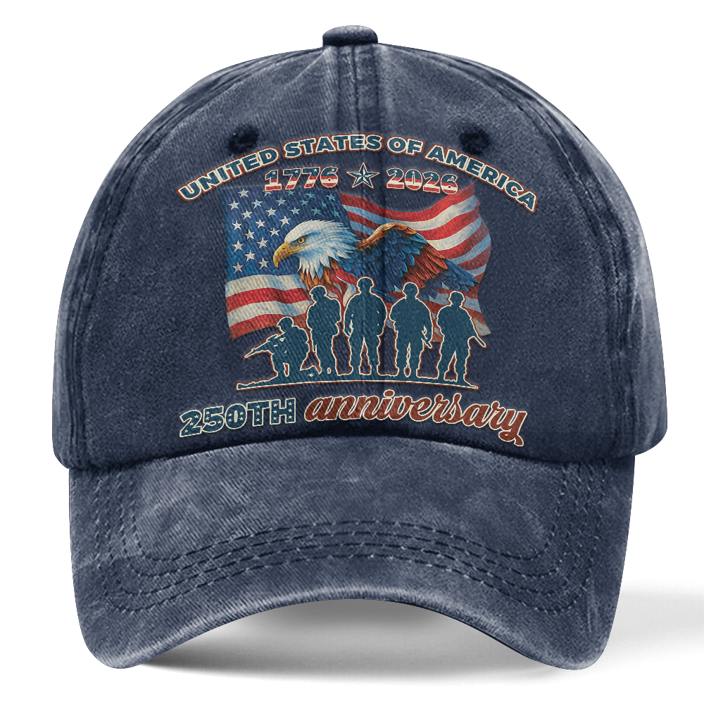 America 250th Anniversary Washed Cap