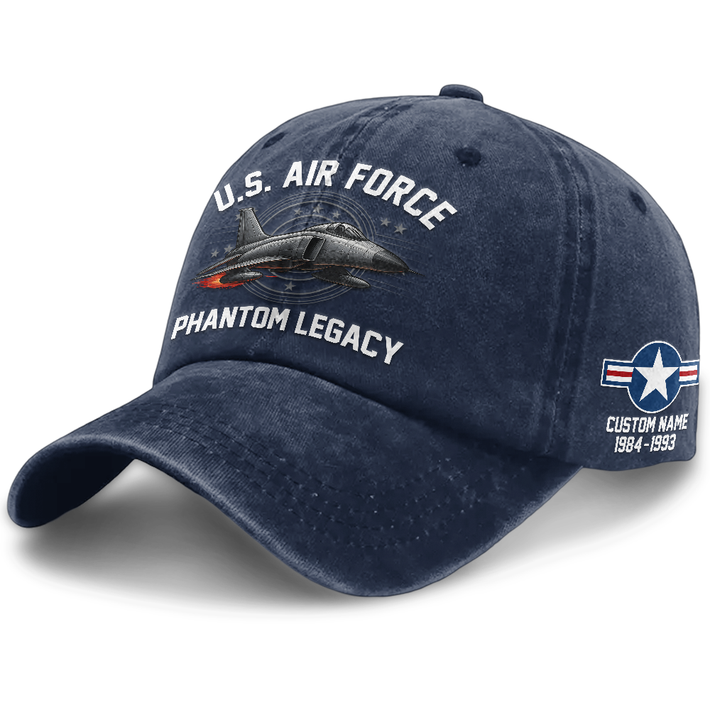Personalizable Air Force Washed Cap