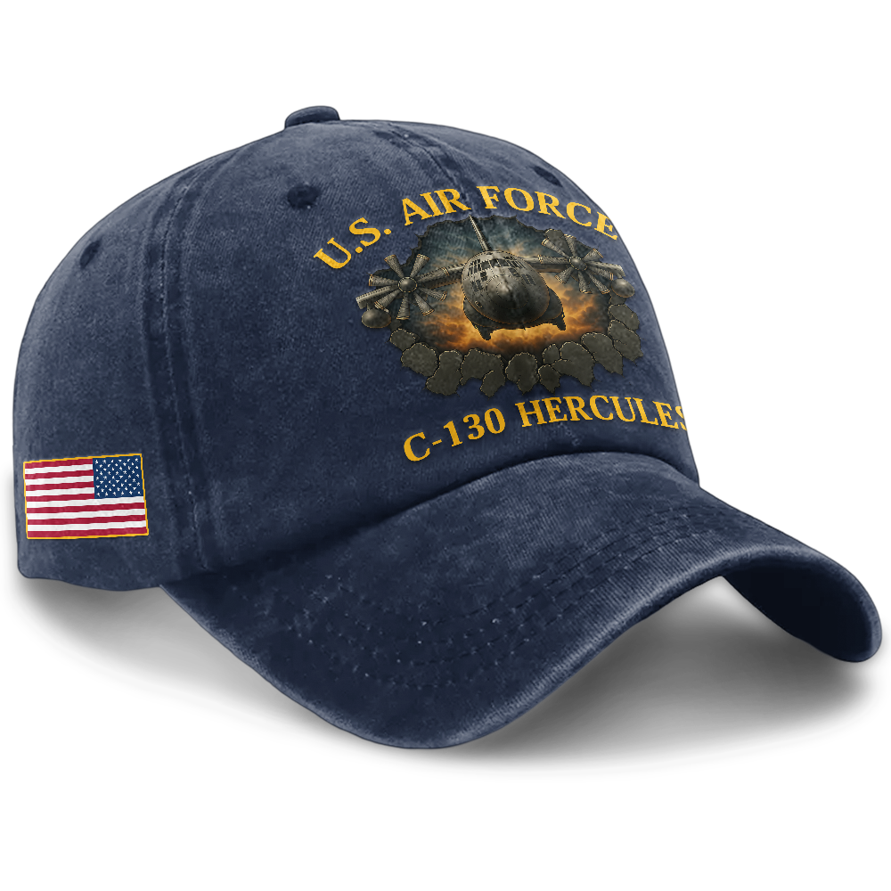 Personalizable Air Force Washed Cap