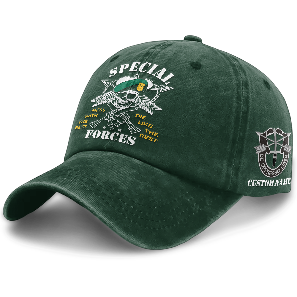 Personalizable Special Forces Washed Cap