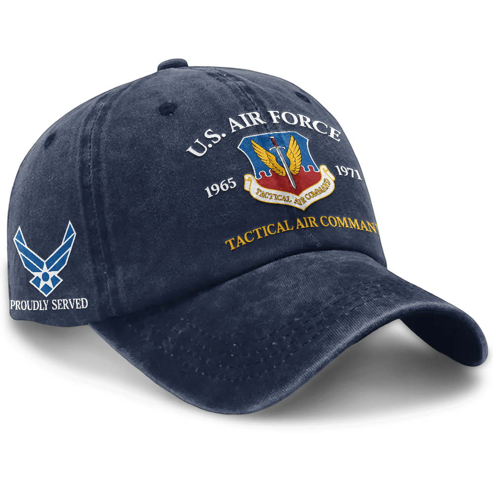 Personalizable Air Force Washed Cap
