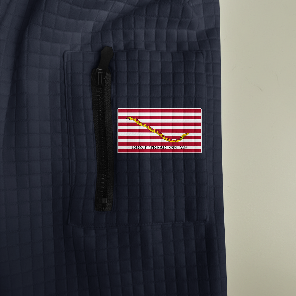 Personalizable I Lived In A Small Town That Floated Waffle Hooded Jacket