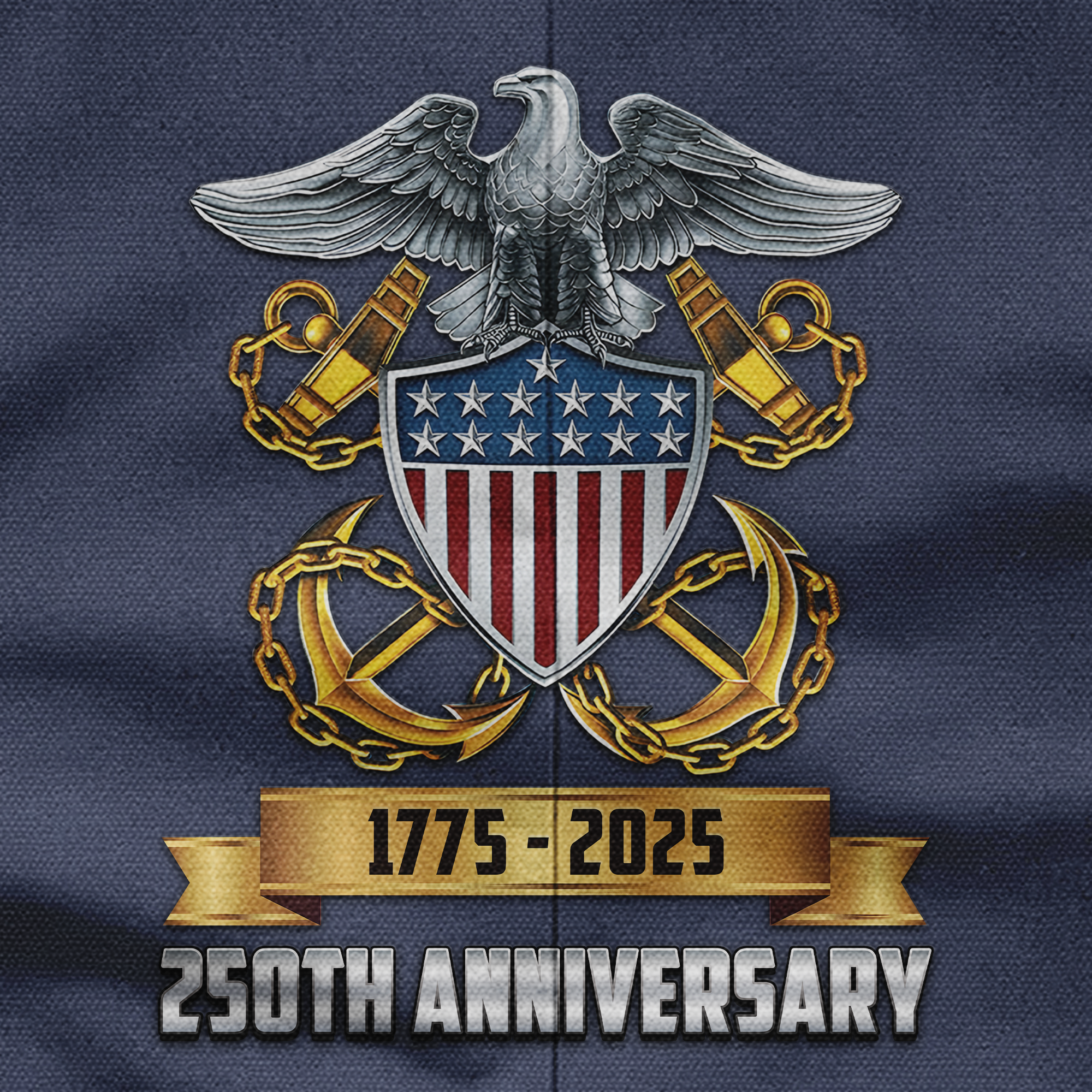 Navy 250th Anniversary Pocket Vest