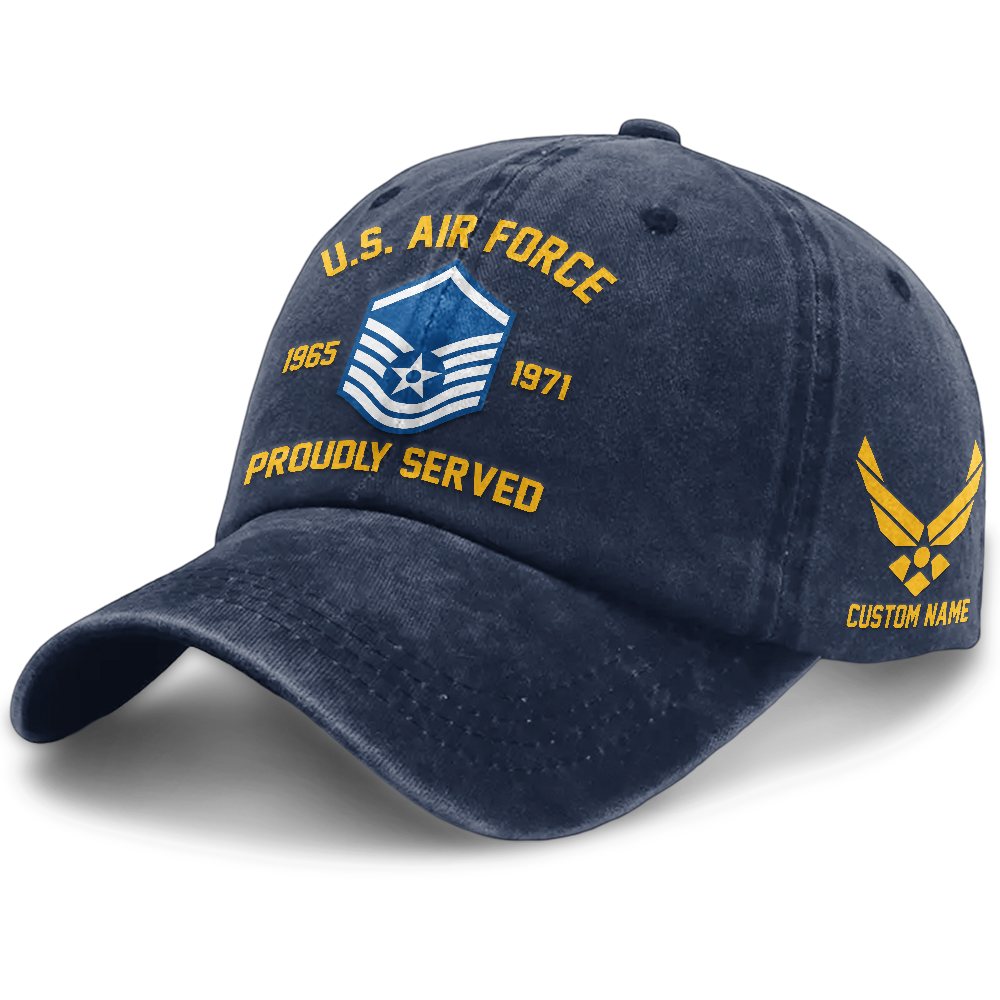 Personalizable Air Force Washed Cap