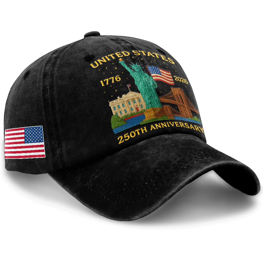 America 250th Anniversary Washed Cap