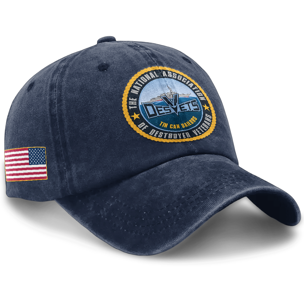 Personalizable Tin Can Sailors Washed Cap