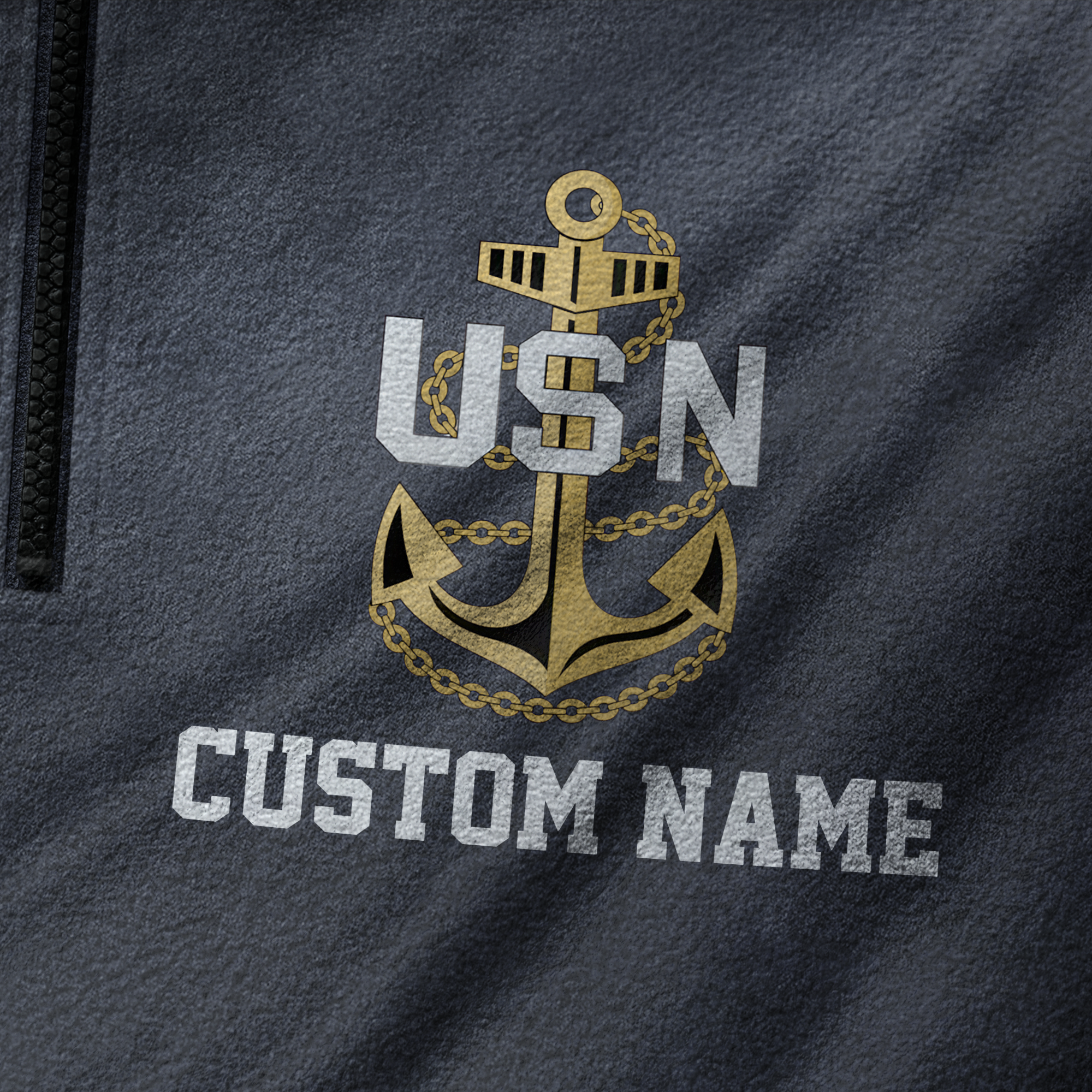 Personalizable The Ocean Is Ours Half-Zip Raglan Sweatshirt