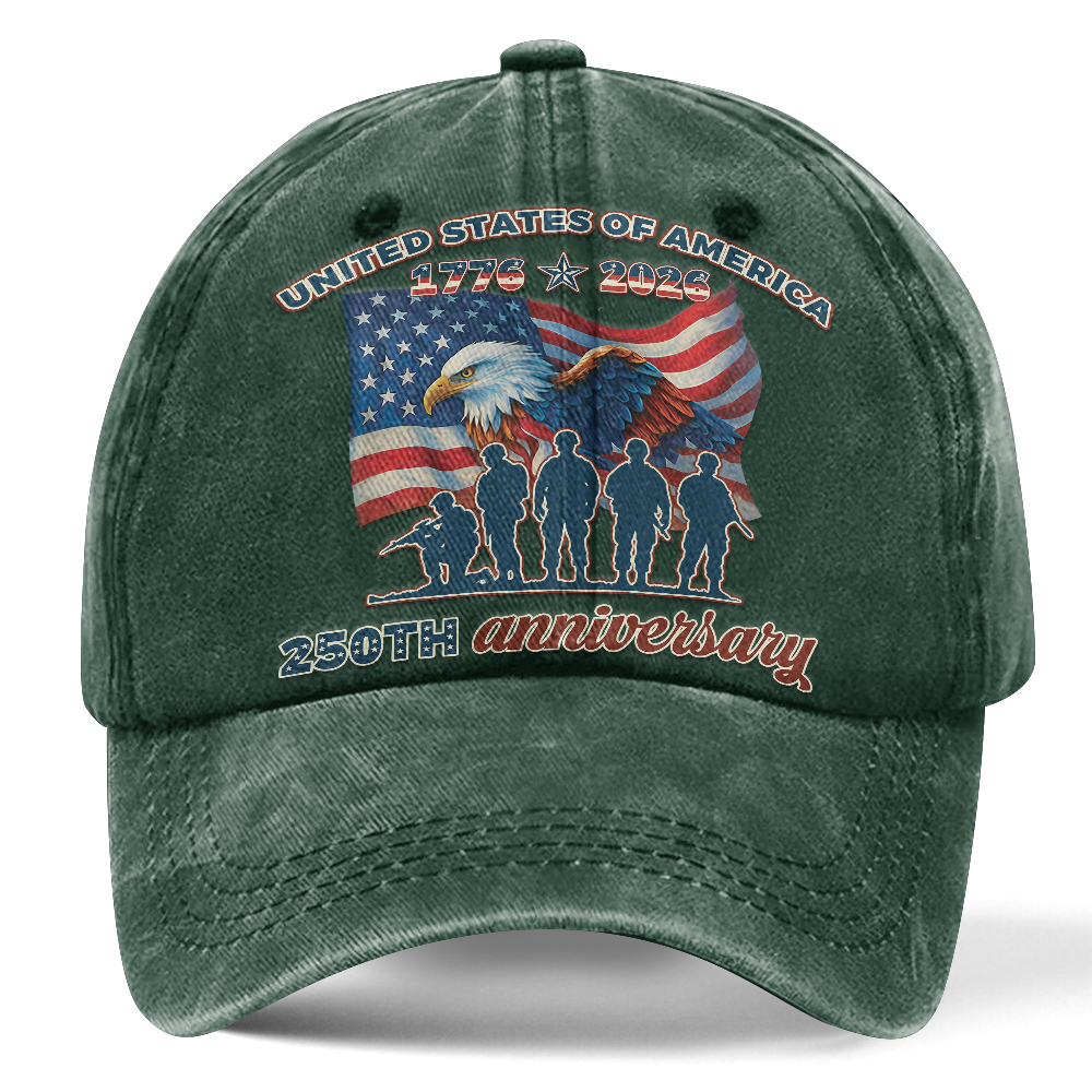 America 250th Anniversary Washed Cap