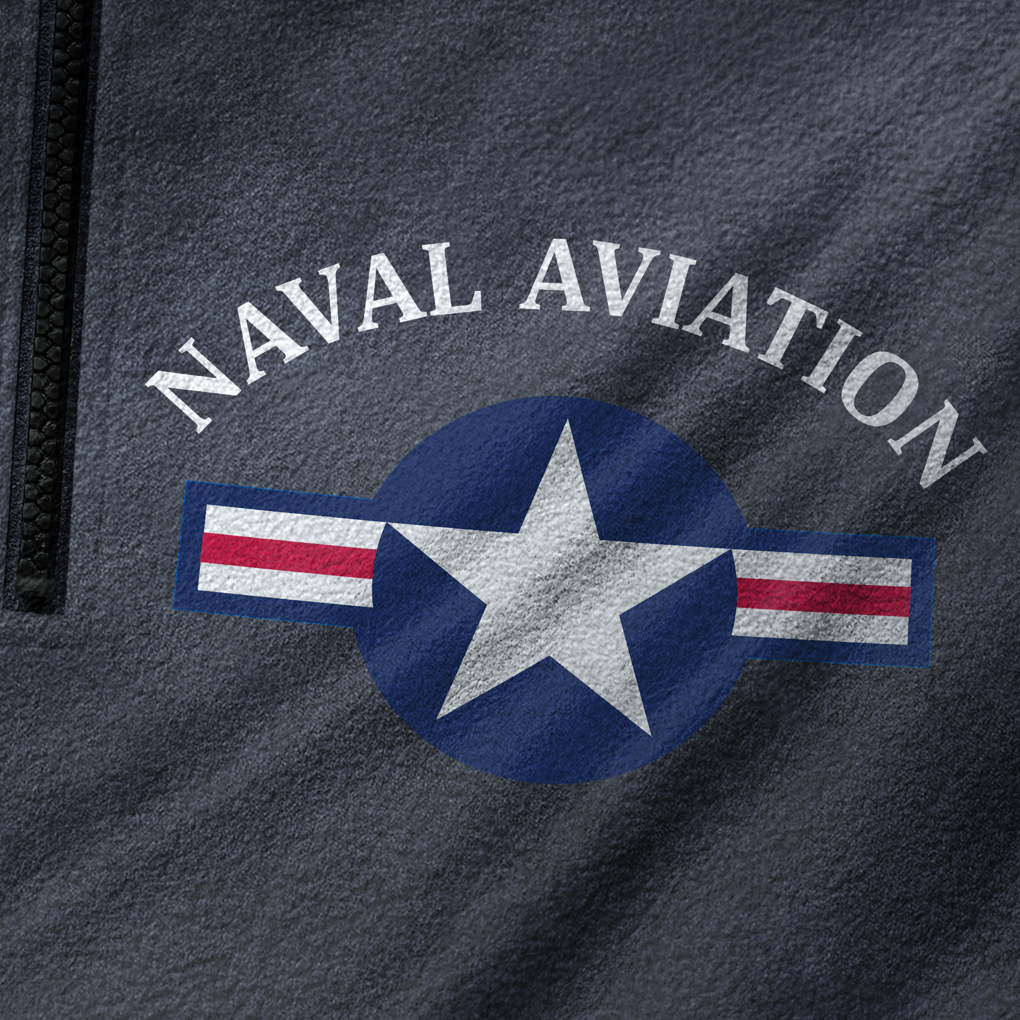 Naval Aviation Half-Zip Raglan Sweatshirt
