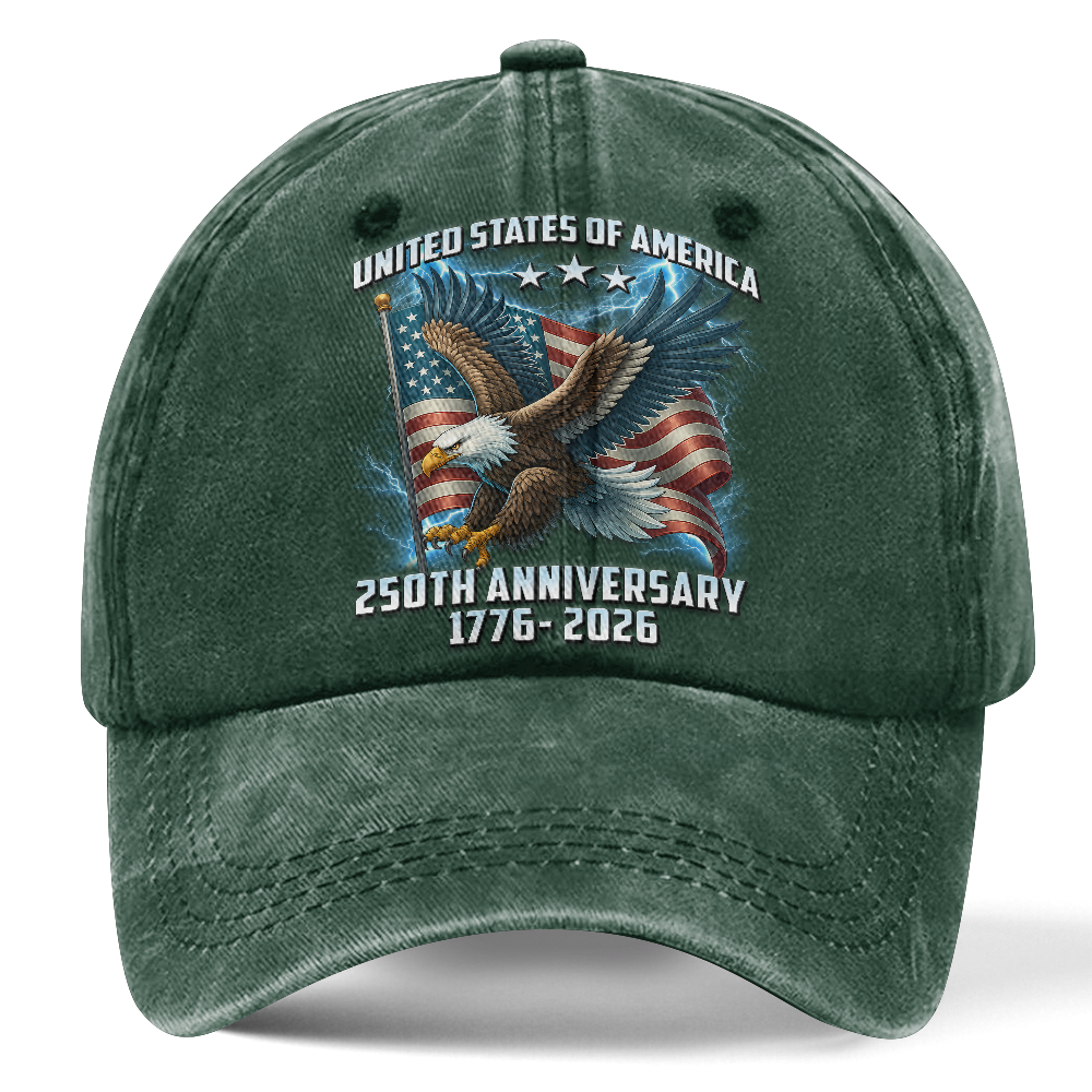 America 250th Anniversary Washed Cap