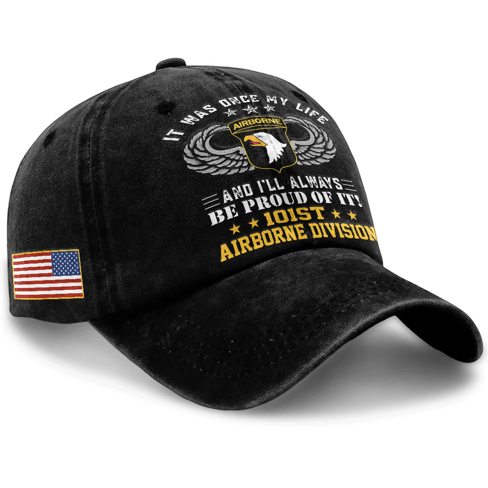 Airborne Screaming Eagles Washed Cap
