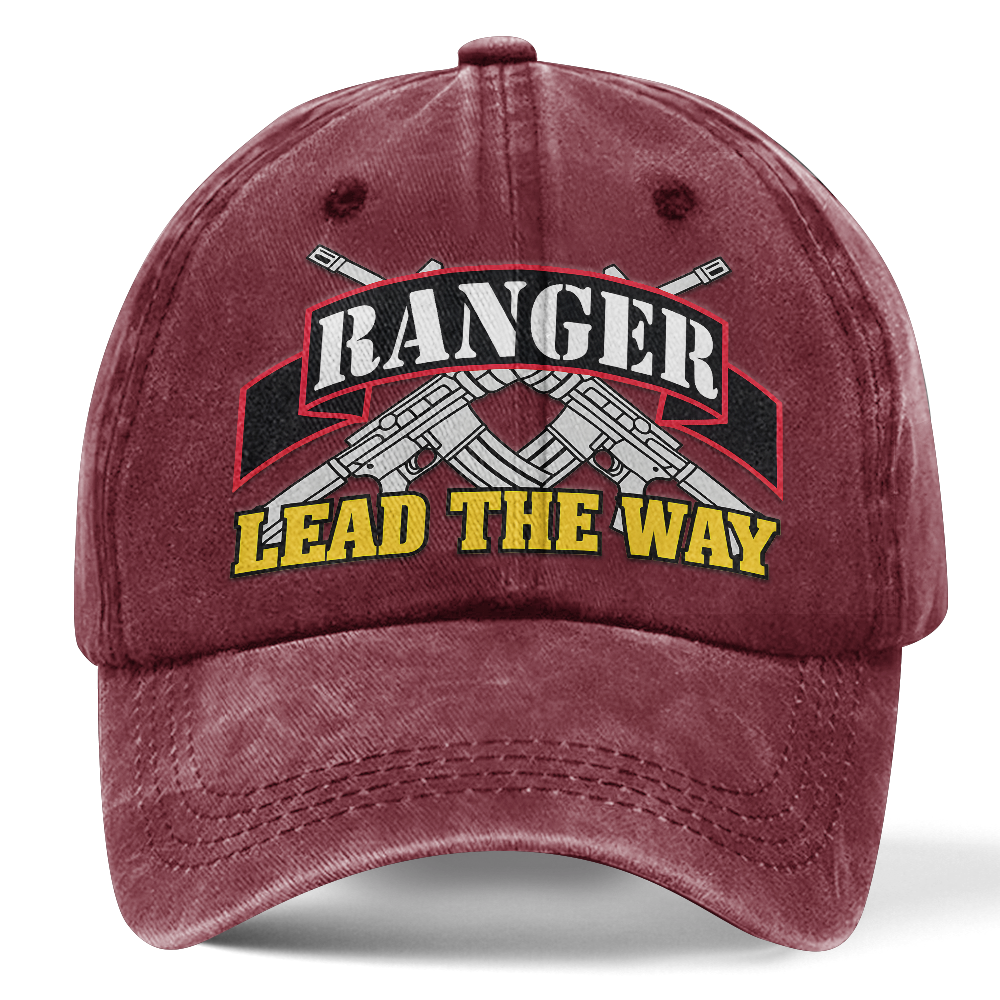 Personalizable Rangers Lead The Way Washed Cap