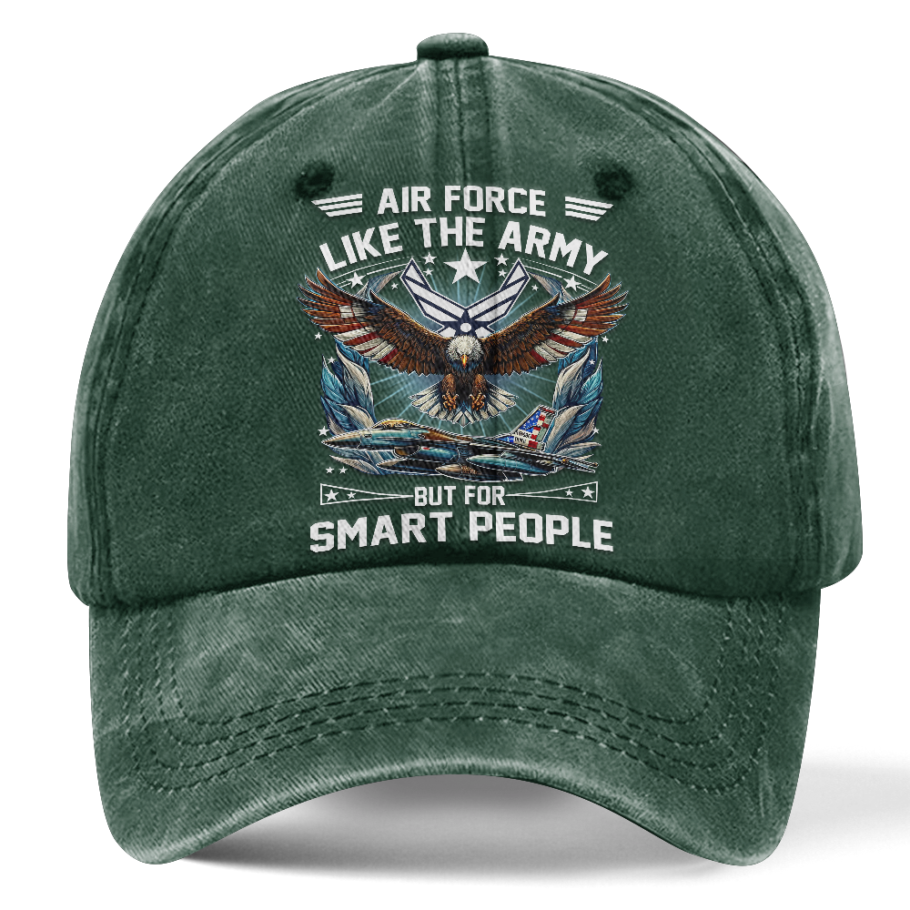 Personalizable Air Force Fly Fight Win Washed Cap