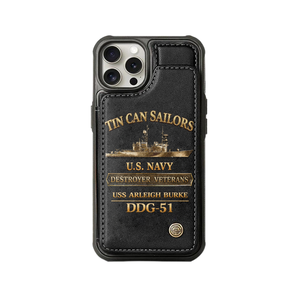 Personalizable Tin Can Sailors Wallet Phone Case