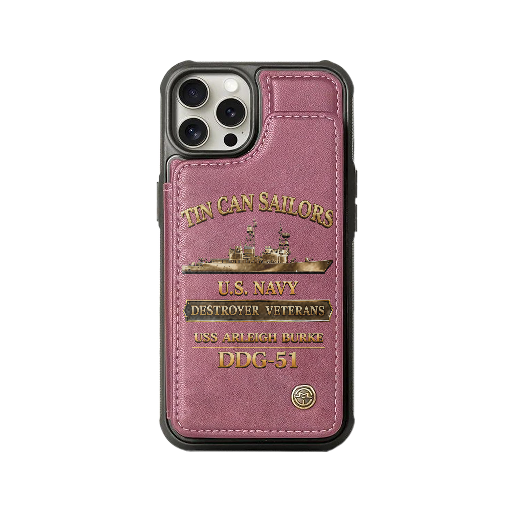 Personalizable Tin Can Sailors Wallet Phone Case