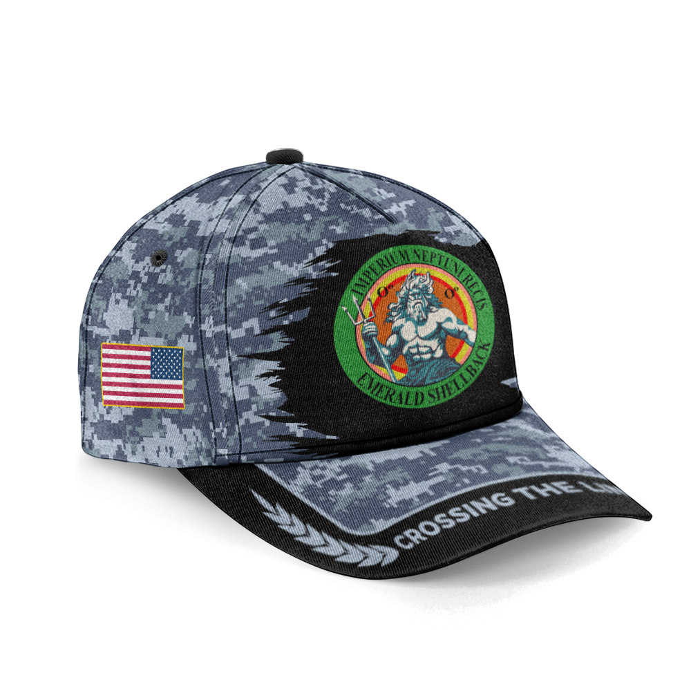 Shellback Crossing The Line Classic Cap
