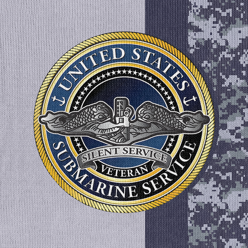 Navy Submarine Ship Knitted Sweatshirt