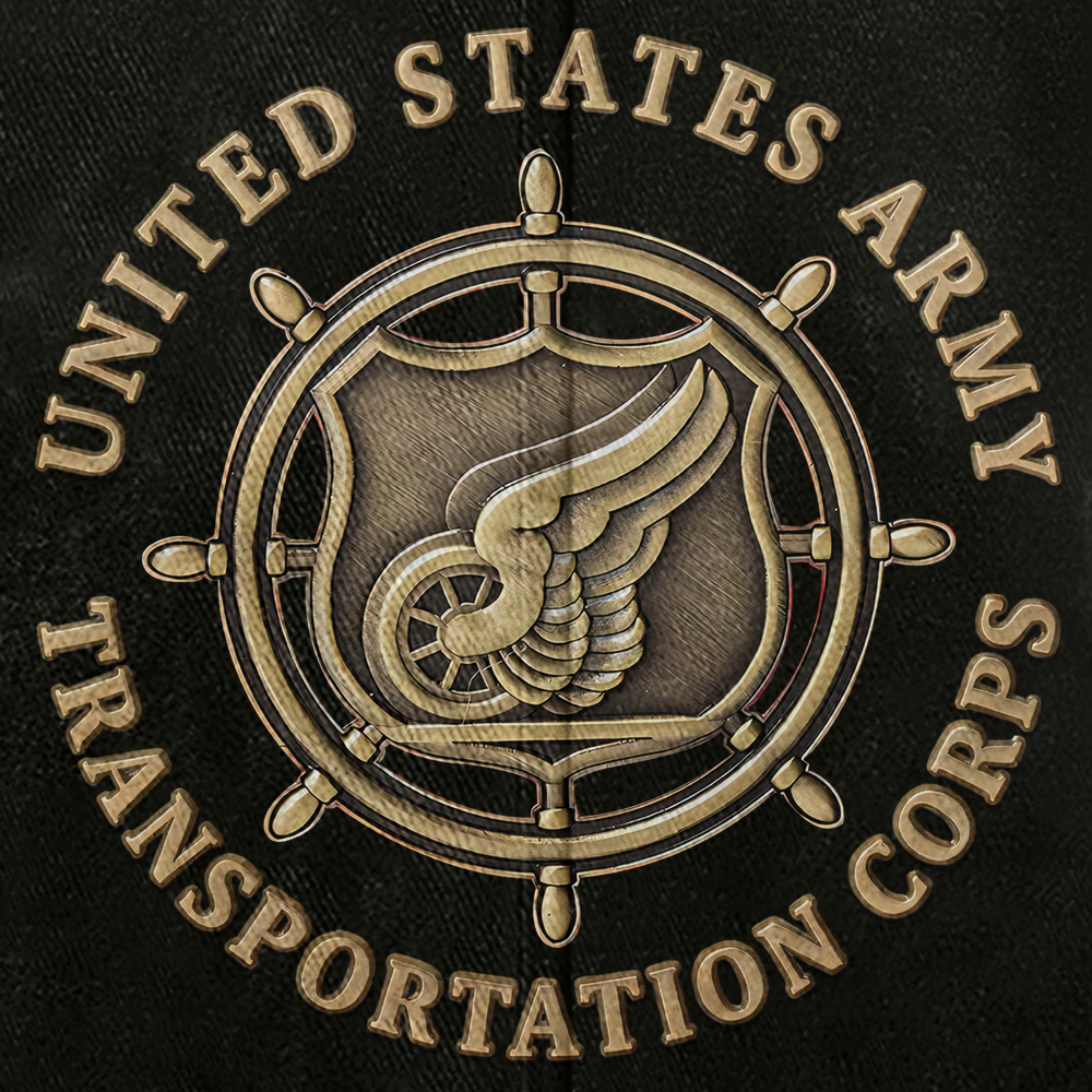 Personalizable Transportation Corps Washed Cap