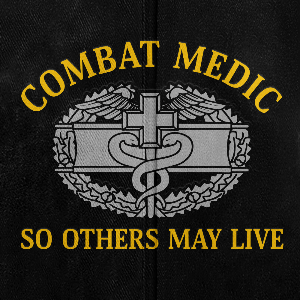 Personalizable Combat Medic Washed Cap