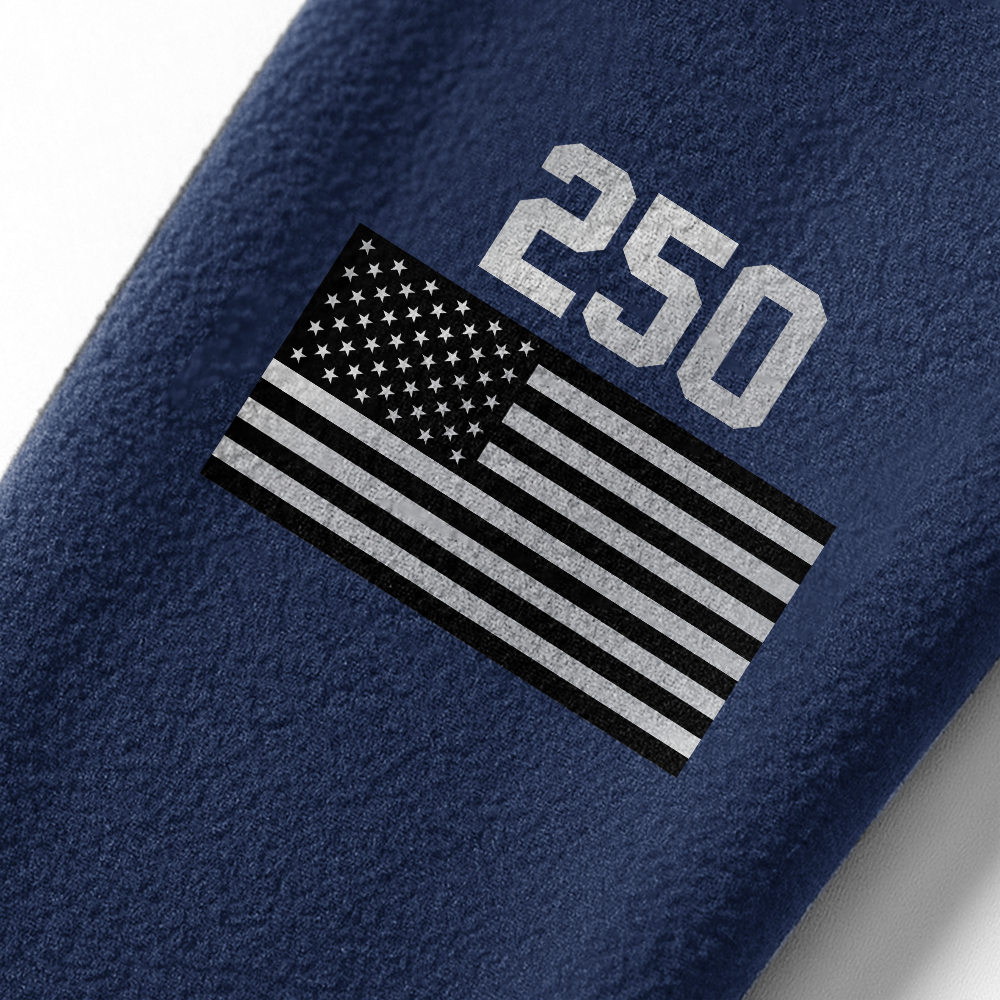 Navy 250th Anniversary Half-Zip Raglan Sweatshirt