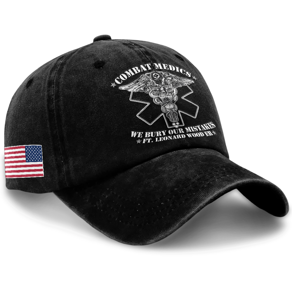 Personalizable Combat Medic Washed Cap
