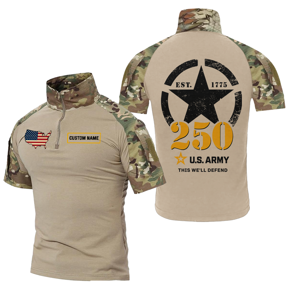 Army 250th Anniversary Tactical Polo Shirt