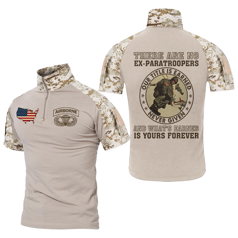 There's No Ex-Paratroopers Tactical Polo Shirt