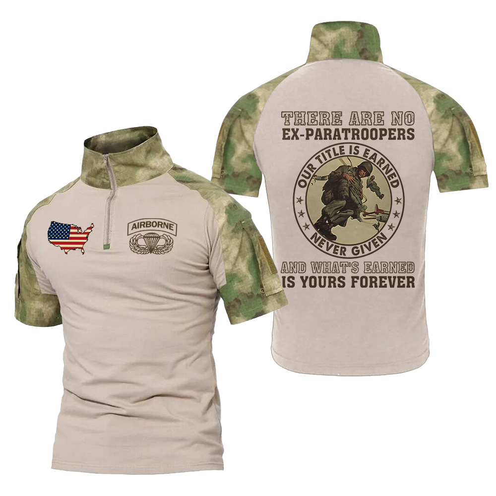 There's No Ex-Paratroopers Tactical Polo Shirt