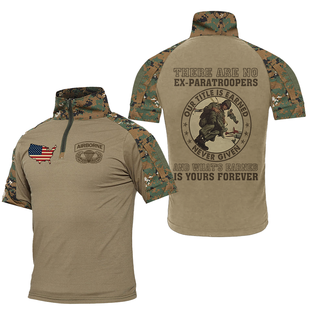 There's No Ex-Paratroopers Tactical Polo Shirt