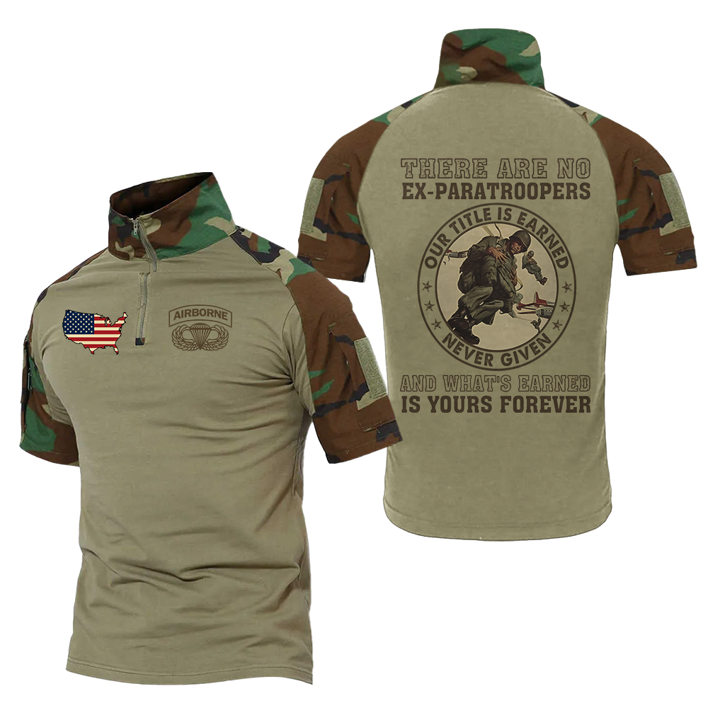 There's No Ex-Paratroopers Tactical Polo Shirt