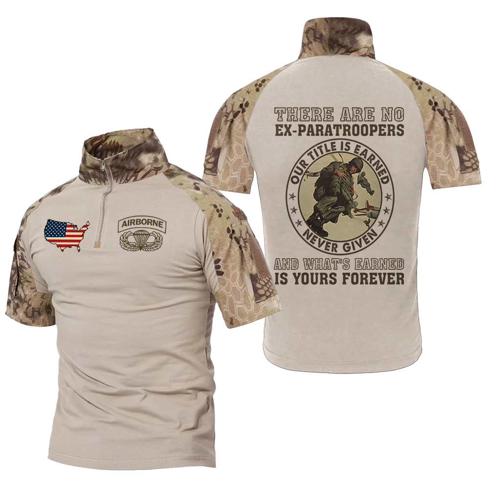 There's No Ex-Paratroopers Tactical Polo Shirt