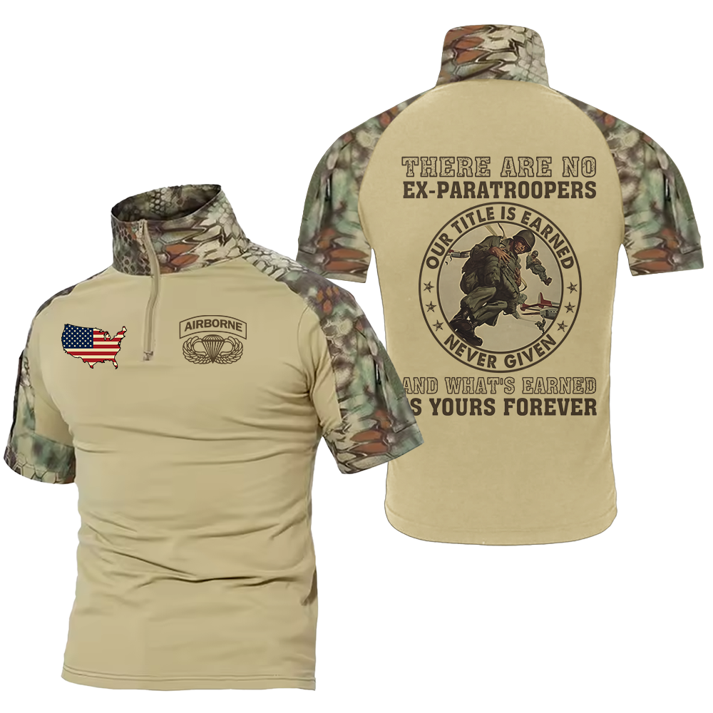 There's No Ex-Paratroopers Tactical Polo Shirt