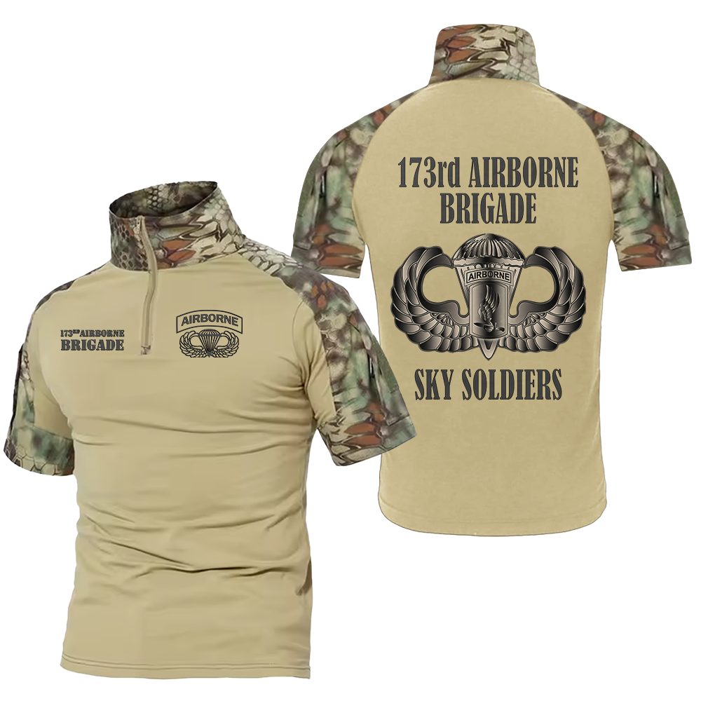 173rd Airborne Brigade Sky Soldiers Tactical Polo Shirt