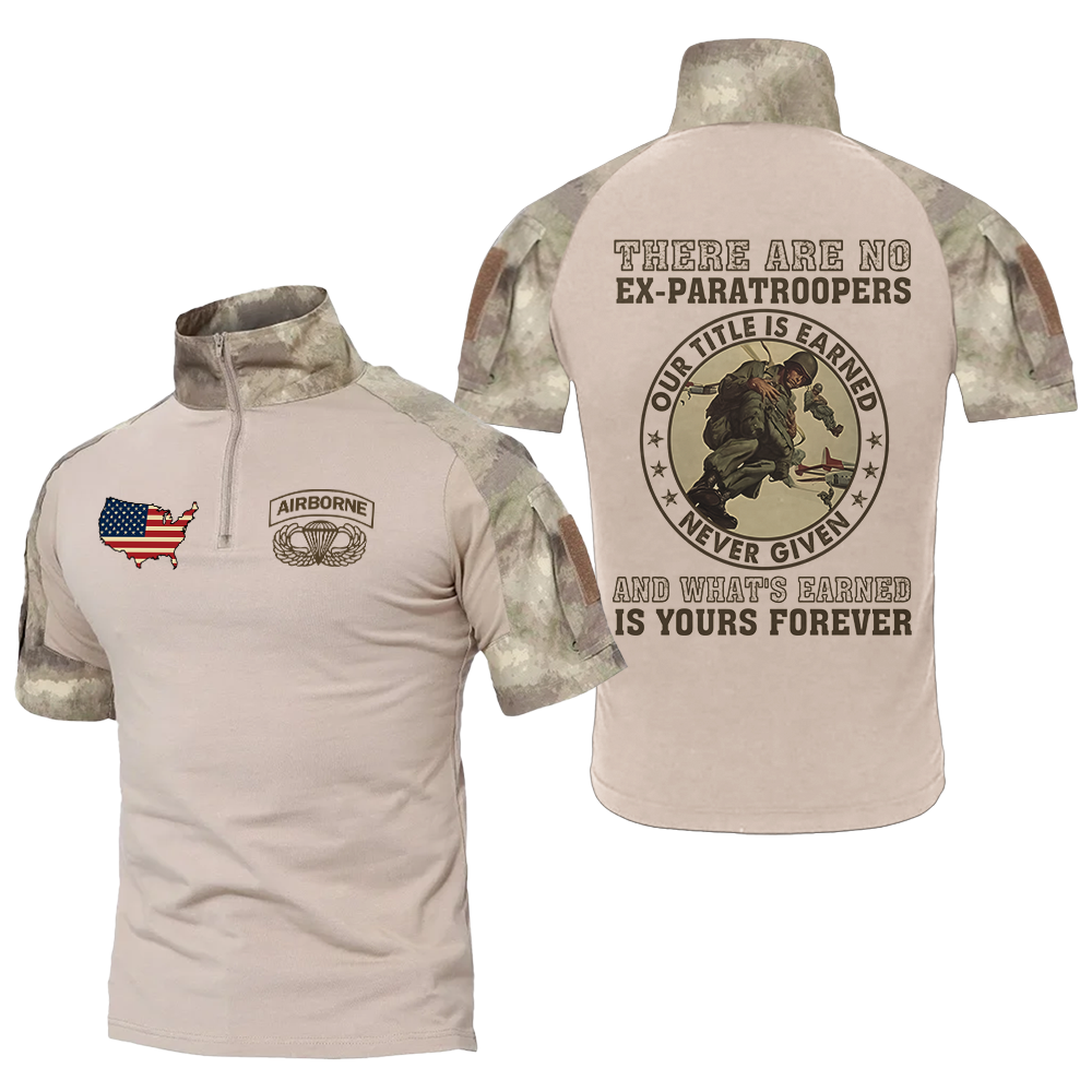 There's No Ex-Paratroopers Tactical Polo Shirt