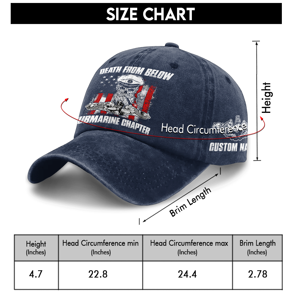 Navy Submarine Death From Below Washed Cap