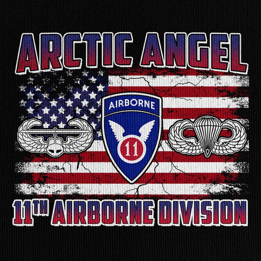 11th Airborne Division Quarter Zip Hoodie