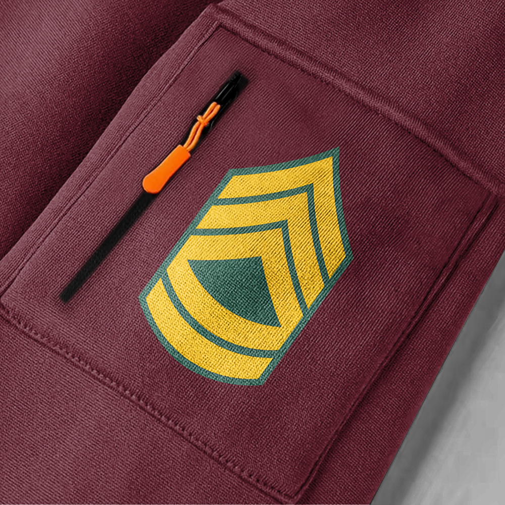 Personalizable Airborne There Are No Ex-Paratroopers Quarter Zip Hoodie