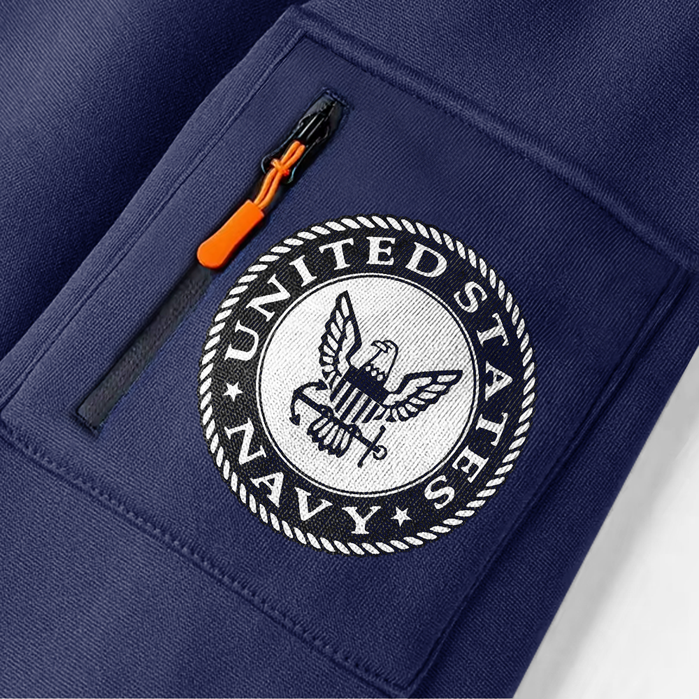 Personalizable Navy What Doesn't Kill You Makes You Stronger Quarter Zip Hoodie