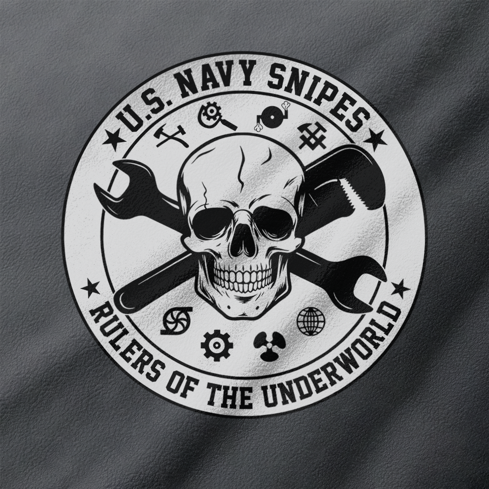 Personalizable Navy Snipes Half-Zip Raglan Sweatshirt