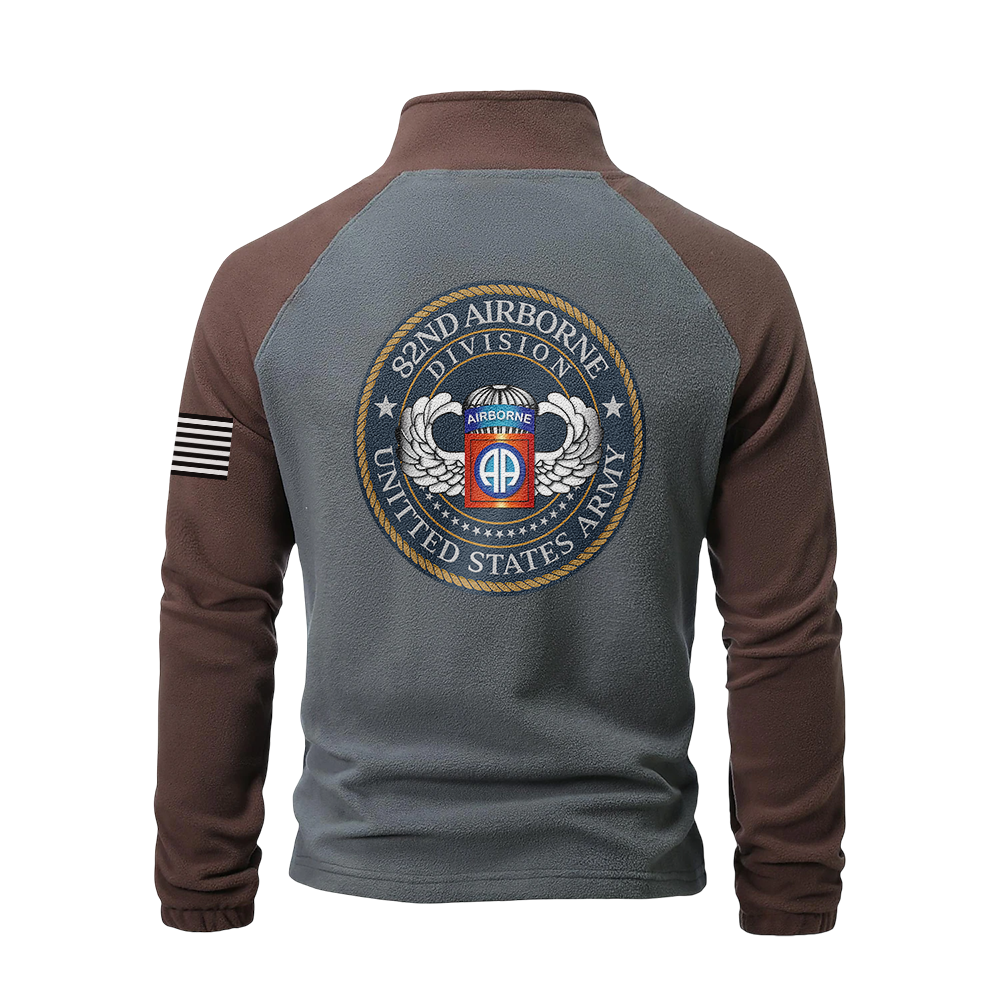 82nd Airborne Division Half-Zip Raglan Sweatshirt