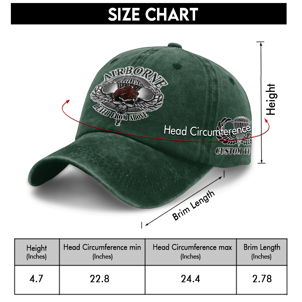 Airborne Death From Above Washed Cap