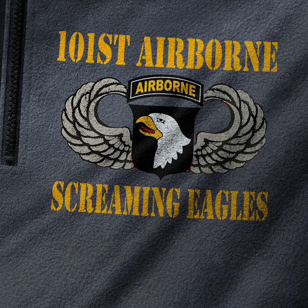 101st Airborne Division Half-Zip Raglan Sweatshirt