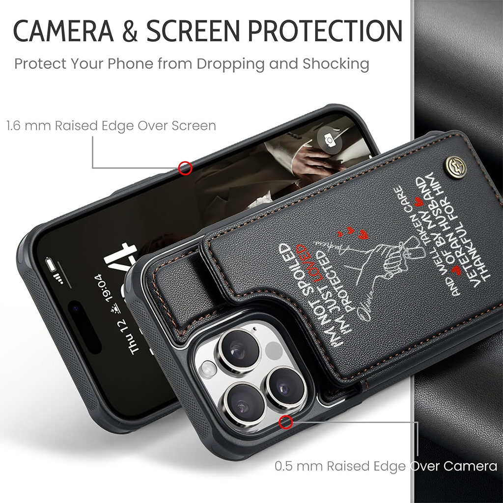 Personalizable Veteran's Wife Wallet Phone Case