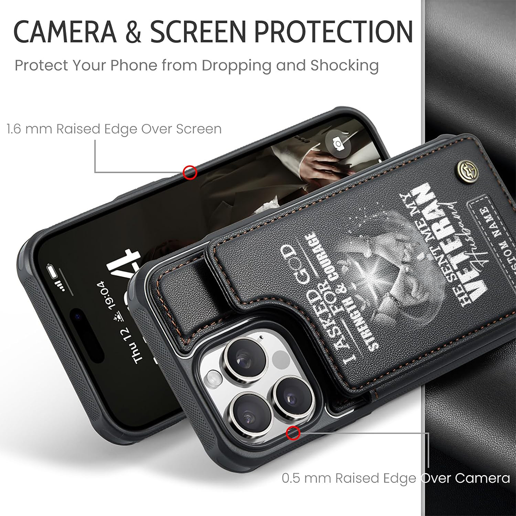 Personalizable Veteran's Wife Wallet Phone Case