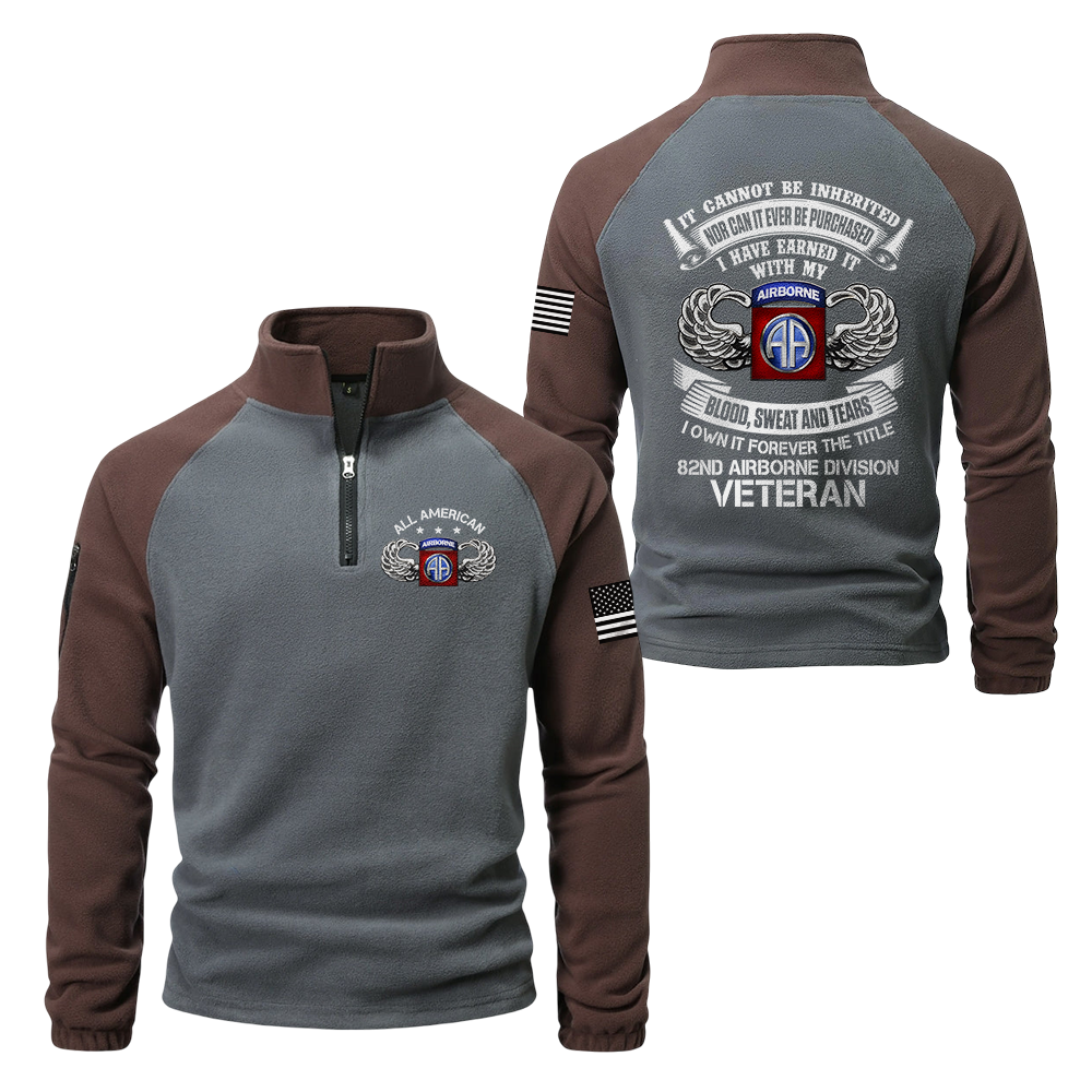 82nd Airborne Division Half-Zip Raglan Sweatshirt