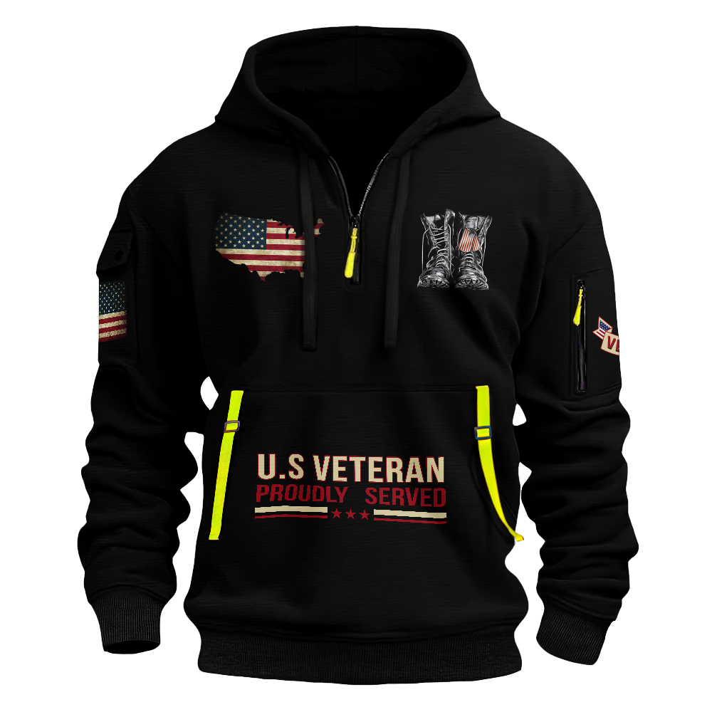 What Is A Veteran Quarter Zip Hoodie